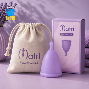 Matri Reusable Menstrual Cup, Leak-Free Comfort, All-Day Protection