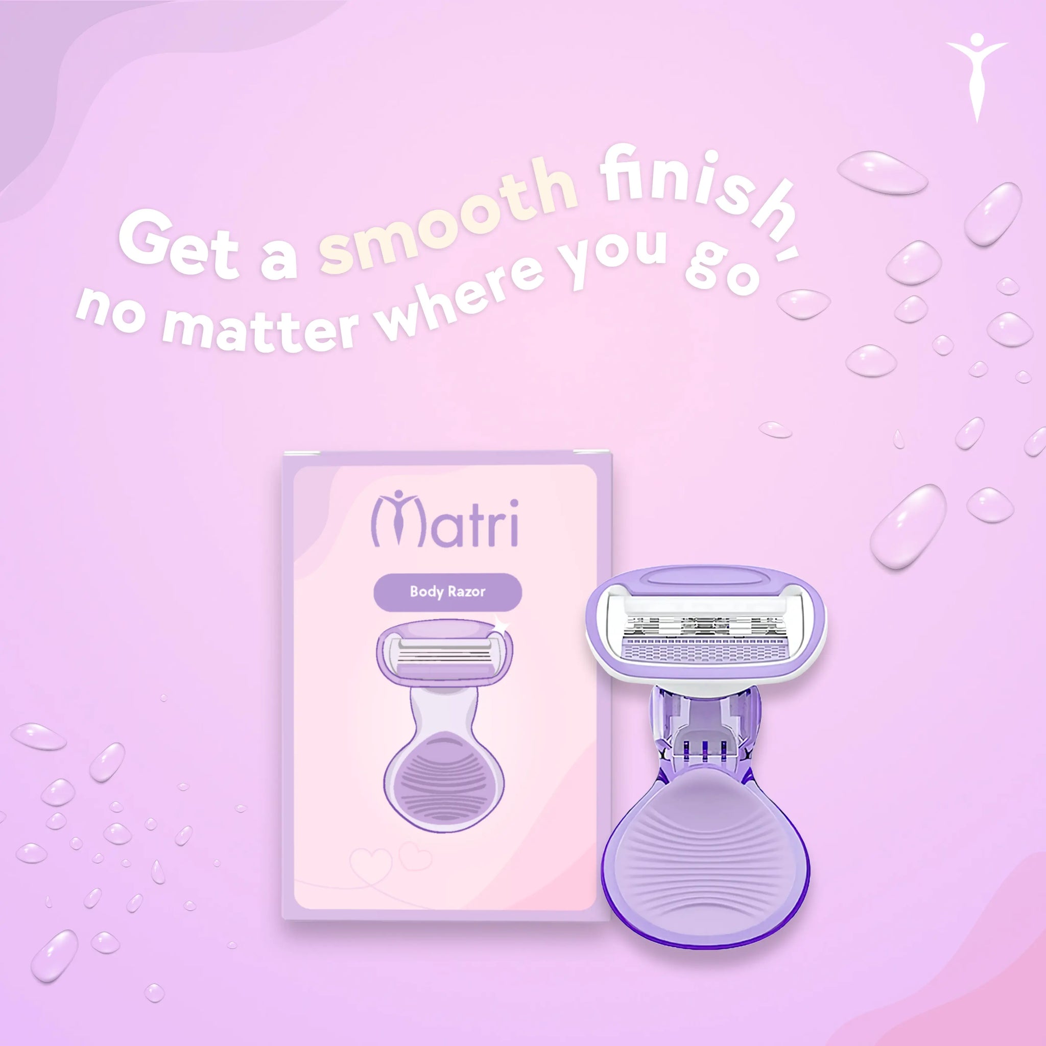 Matri Women’s Body Razor, Smooth, Gentle & Glide-Friendly Hair Removal
