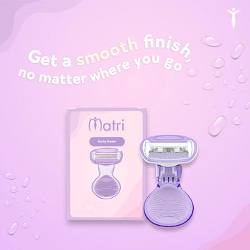 Matri Women’s Body Razor, Smooth, Gentle & Glide-Friendly Hair Removal